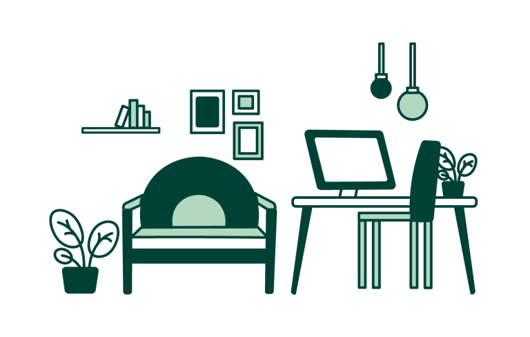 Companies that have staff working from home (WFH) but require a conducive and productive workspace to collaborate